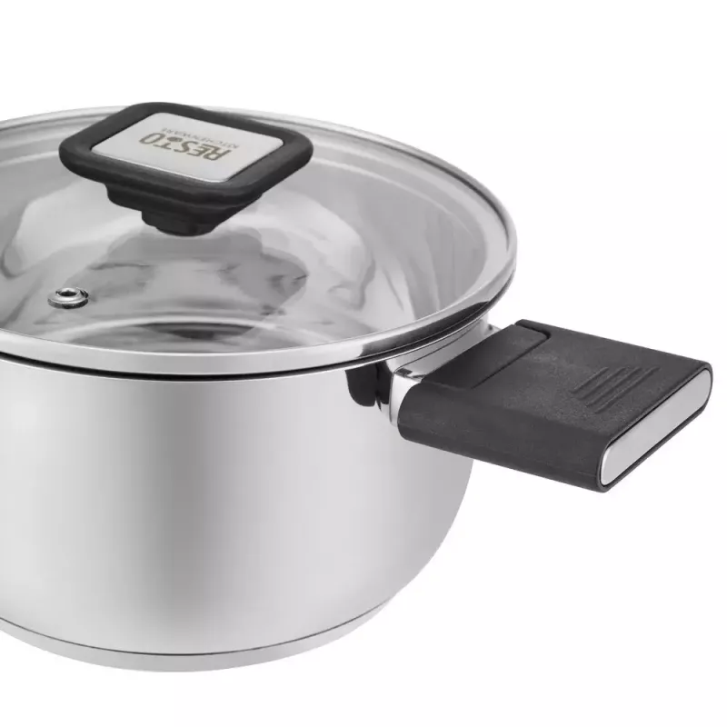 Kitchenware Resto Anser 1,6 L apaļš melns nerūsējošais tērauds