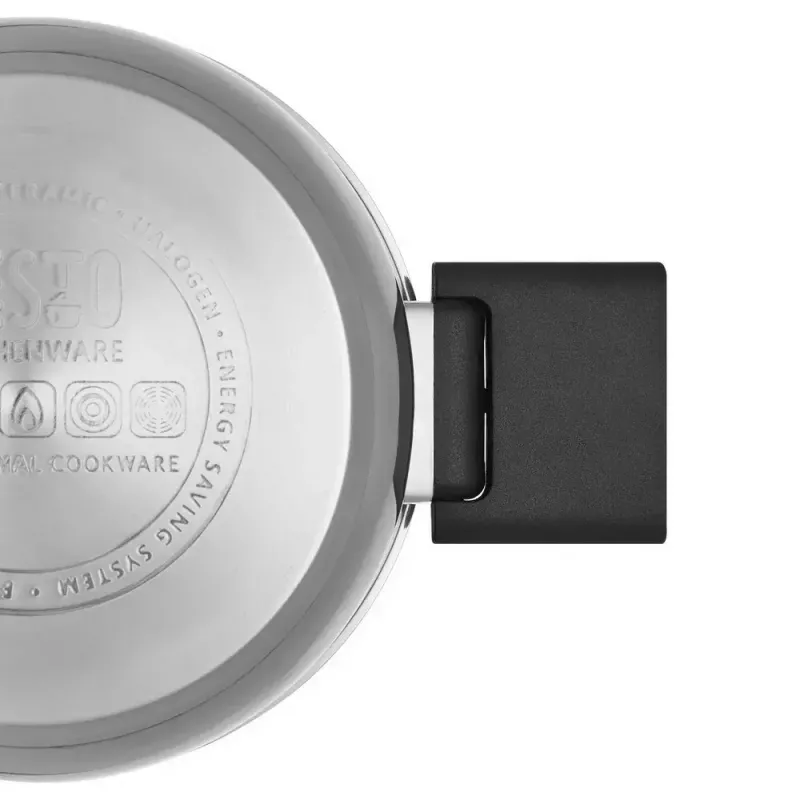Kitchenware Resto Anser 1,6 L apaļš melns nerūsējošais tērauds