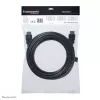 Neomounts HDMI15MM HDMI kabelis - 5 metri, 5 m, HDMI A tipa (standarta), HDMI A tipa (standarta), 10,2 Gbit/s, Melns