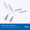 Piederumu komplekts TP-Link Tapo RVA100 robotu putekļsūcējam — 2 mazgājami HEPA filtri, galvenā suka, 2 sānu sukas (melnas/baltas)