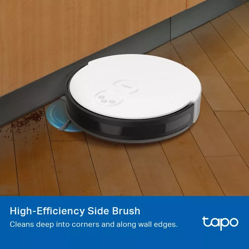Piederumu komplekts TP-Link Tapo RVA100 robotu putekļsūcējam — 2 mazgājami HEPA filtri, galvenā suka, 2 sānu sukas (melnas/baltas)
