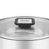 Resto Kitchenware Anser 2,5 l apaļš katls, melns, nerūsējošais tērauds