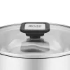 Resto Kitchenware Anser 2,5 l apaļš katls, melns, nerūsējošais tērauds