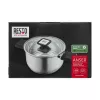 Resto Kitchenware Anser 2,5 l apaļš katls, melns, nerūsējošais tērauds