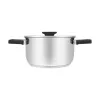 Resto Kitchenware Anser 2,5 l apaļš katls, melns, nerūsējošais tērauds