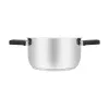 Resto Kitchenware Anser 2,5 l apaļš katls, melns, nerūsējošais tērauds