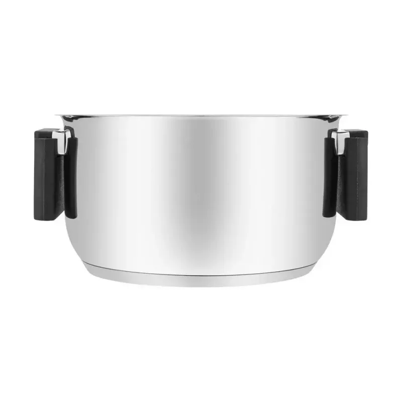 Resto Kitchenware Anser 2,5 l apaļš katls, melns, nerūsējošais tērauds