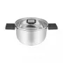 Resto Kitchenware Anser 2,5 L apaļa melna nerūsējošā tērauda panna