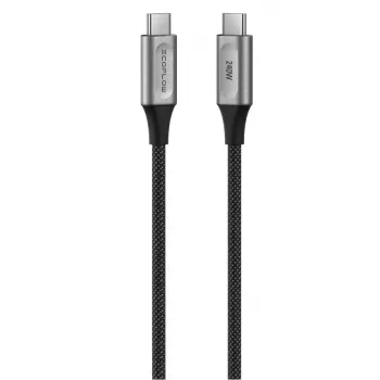 USB-C uz USB-C kabelis EcoFlow EFA-240W-C-C-CABLE-EU, 240W, neilona pinums