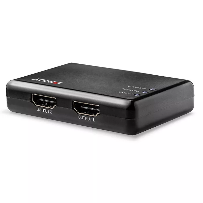 Lindy 2 Port HDMI 10.2G sadalītājs, kompakts