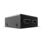 Lindy 2 Portu HDMI 18G Divvirzienu slēdzis, HDMI, metāls, melns, 60 Hz, 18 Gbit/s, 3840 x 2160 pikseļi