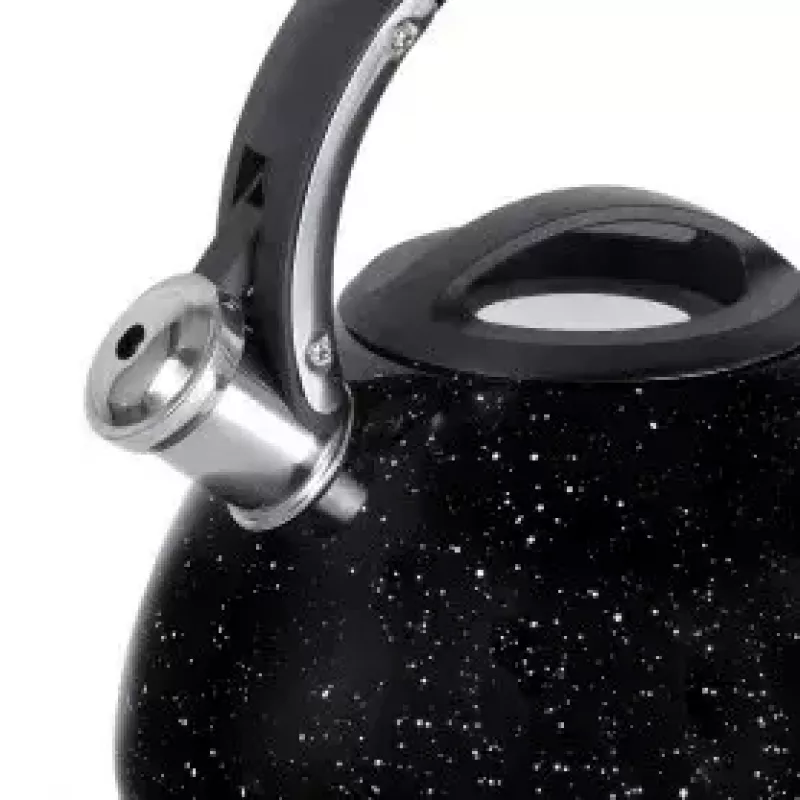 Elektriskā tējkanna RESTO 90604 — 2,7 L, 2200 W, melna, 195×195×240 mm