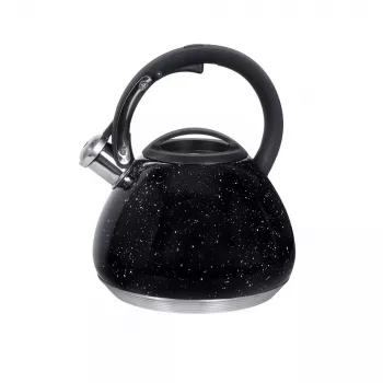 Elektriskā tējkanna RESTO 90604 — 2,7 L, 2200 W, melna, 195×195×240 mm