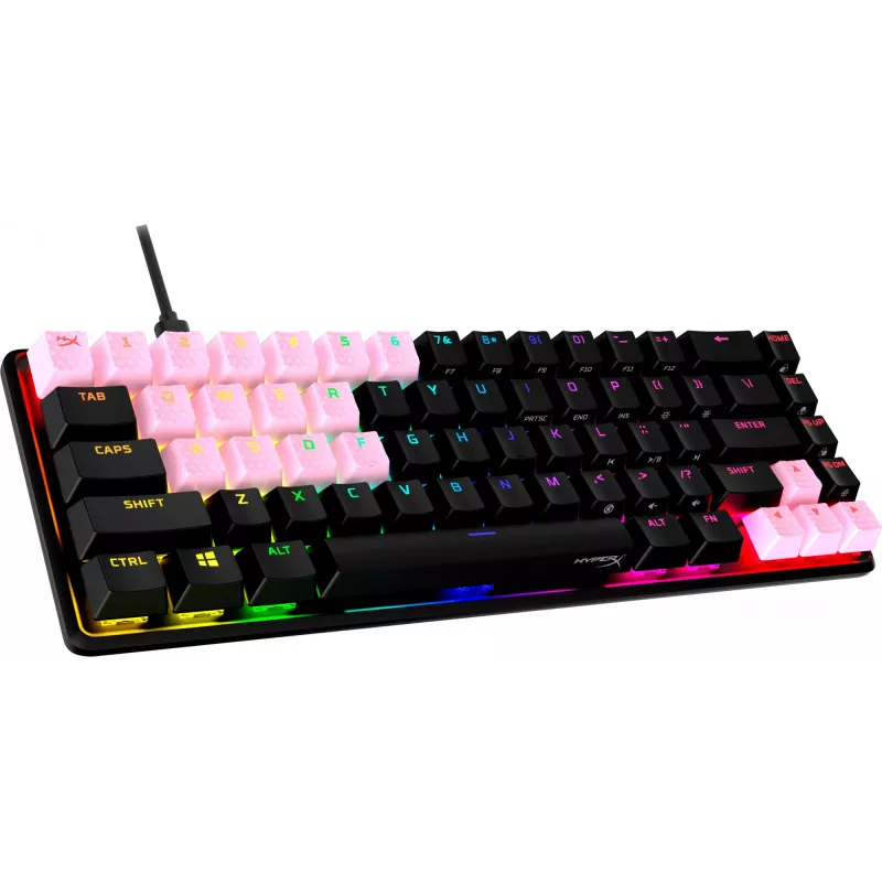 Tastatūras vāciņš HyperX Rubber Keycaps Gaming Accessory Kit rozā US izkārtojums HyperX un Cherry MX stila slēdžiem