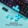 Tastatūras vāciņš HyperX Rubber Keycaps Gaming Accessory Kit rozā US izkārtojums HyperX un Cherry MX stila slēdžiem