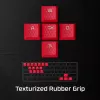 Tastatūras vāciņš HyperX Rubber Keycaps Gaming Accessory Kit rozā US izkārtojums HyperX un Cherry MX stila slēdžiem
