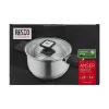 Resto Kitchenware Anser 3,2 l apaļa, melna nerūsējošā tērauda panna