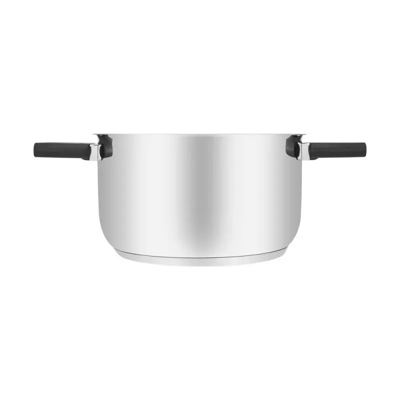 Resto Kitchenware Anser 3,2 l apaļa, melna nerūsējošā tērauda panna