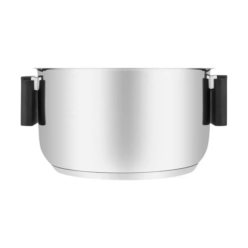Resto Kitchenware Anser 3,2 l apaļa, melna nerūsējošā tērauda panna