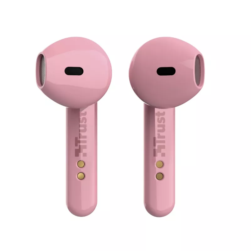 Trust Primo austiņas True Wireless Stereo (TWS) Ievietojamās zvani/mūzika Bluetooth rozā
