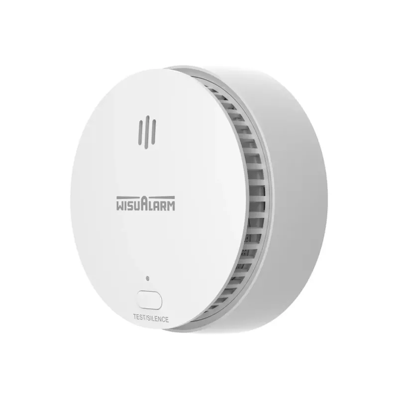 Dūmu signalizators WisuAlarm HY-SA20A darbināms ar baterijām CE-CPR sertificēts