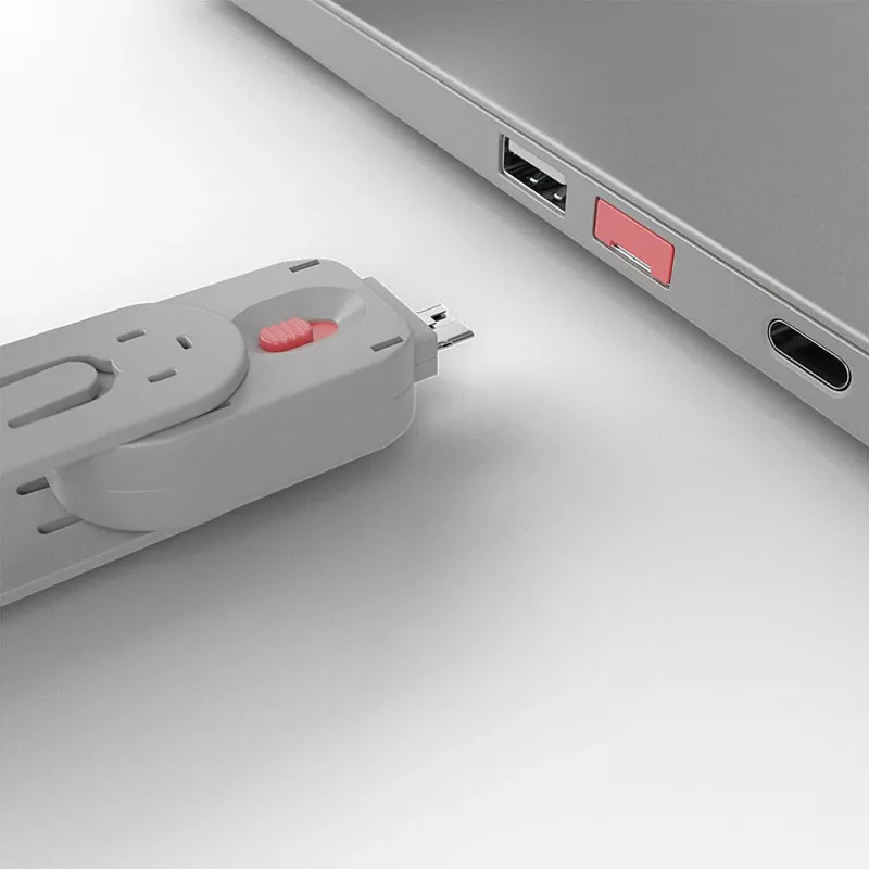 Portu bloķētājs Lindy USB Port Blocker, iepakojumā 4 gab., krāsu kods rozā