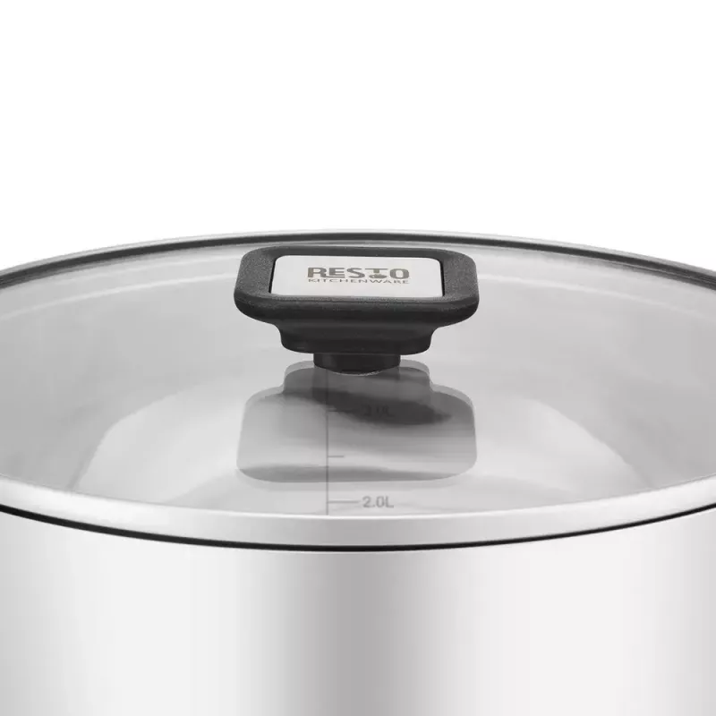 Resto Kitchenware Anser 4,4 L Apaļš melns nerūsējošais tērauds