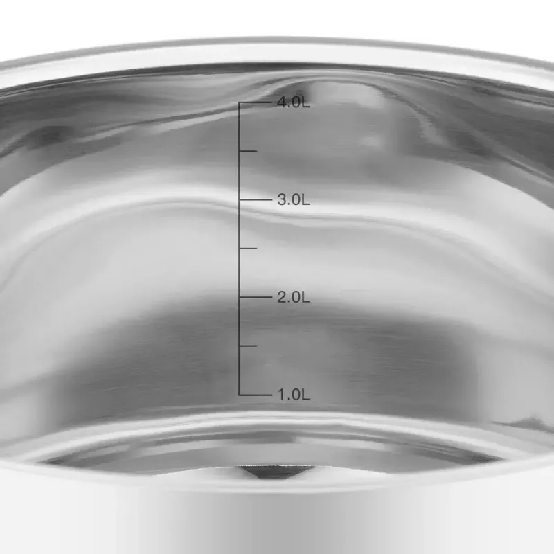 Resto Kitchenware Anser 4,4 L Apaļš melns nerūsējošais tērauds