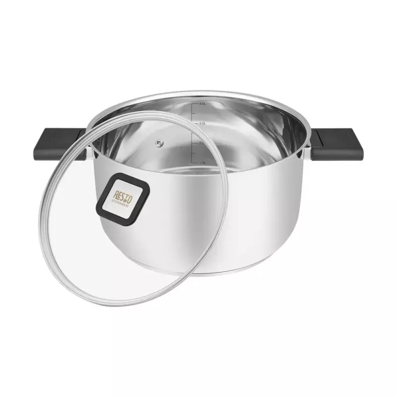 Resto Kitchenware Anser 4,4 L Apaļš melns nerūsējošais tērauds