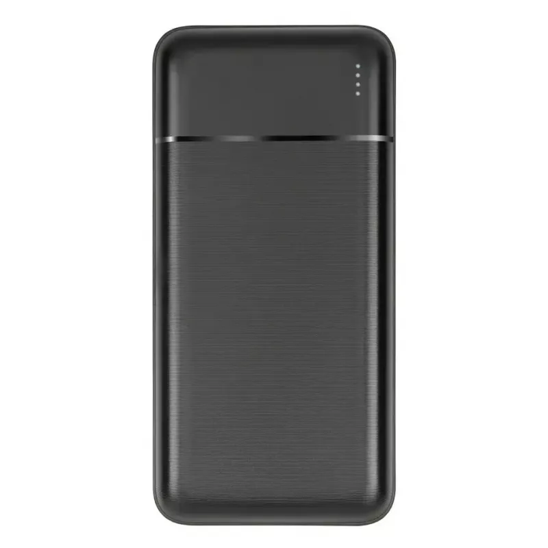 Pārnēsājamais ārējais akumulators Rivacase VA2102 litija polimēra 20000 mAh, Quick Charge 3.0, 2×USB-A + 1×USB-C, 22,5 W, melns