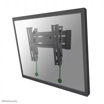 Neomounts NM-W125Melns TV sienas stiprinājums 10-40 collām - paceļams, 101,6 cm (40 collas), 75 x 75 mm, 200 x 200 mm, 0 - 15°, Tērauds, Melns