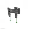 Neomounts NM-W125Melns TV sienas stiprinājums 10-40 collām - paceļams, 101,6 cm (40 collas), 75 x 75 mm, 200 x 200 mm, 0 - 15°, Tērauds, Melns