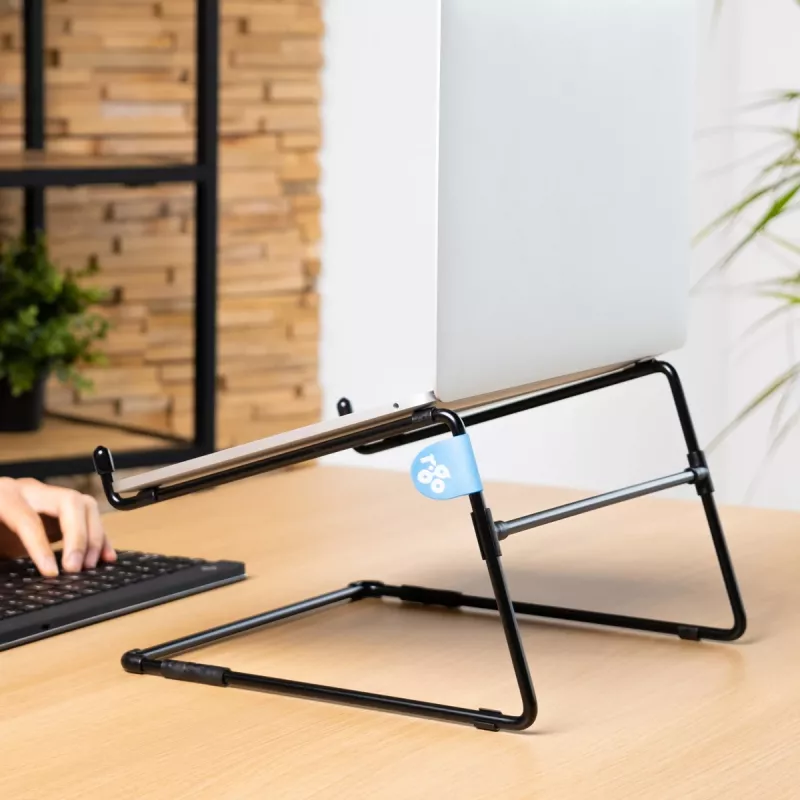 R-Go Tools klēpjdatora statīvs R-Go Steel Office, piemērots 10-22 collām, melns