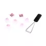 HyperX Full key Set Keycaps - PBT (Pink), tastatūras vāciņš, Termoplastiskais poliesteris (PBT), 145 mm, 129 mm, 246 g, Rozā
