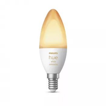 Smart bulb Philips Hue balta ambience Candle E14, 5.2 W, Bluetooth/Zigbee, E14 fitting