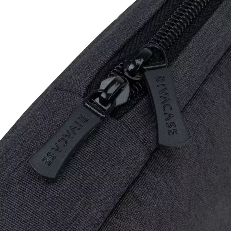 Uzmavas futrālis Rivacase 7707 portatīvajiem datoriem līdz 43,9 cm (17,3 collām), poliesters, 0,27 kg, melns, ar rokturi