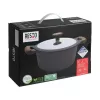 Resto Kitchenware Ran 2.4 L apaļa melna koka bļoda