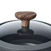 Resto Kitchenware Ran 2.4 L apaļa melna koka bļoda