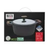 Resto Kitchenware Ran 2.4 L apaļa melna koka bļoda
