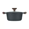 Resto Kitchenware Ran 2.4 L apaļa melna koka bļoda
