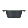 Resto Kitchenware Ran 2.4 L apaļa melna koka bļoda