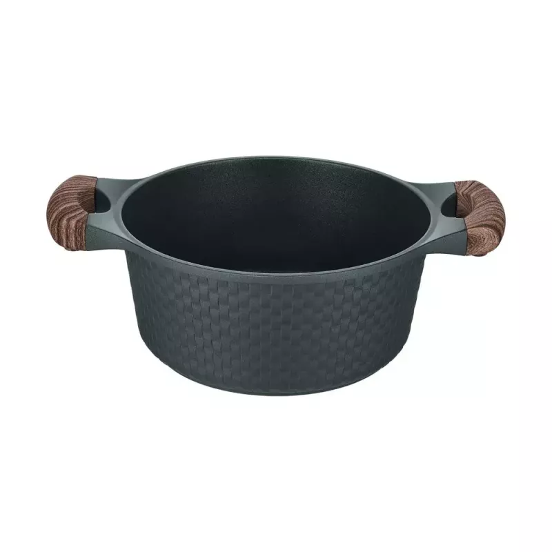 Resto Kitchenware Ran 2.4 L apaļa melna koka bļoda