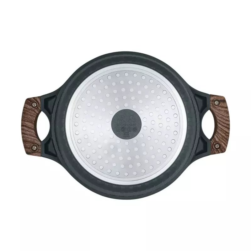 Resto Kitchenware Ran 2.4 L apaļa melna koka bļoda