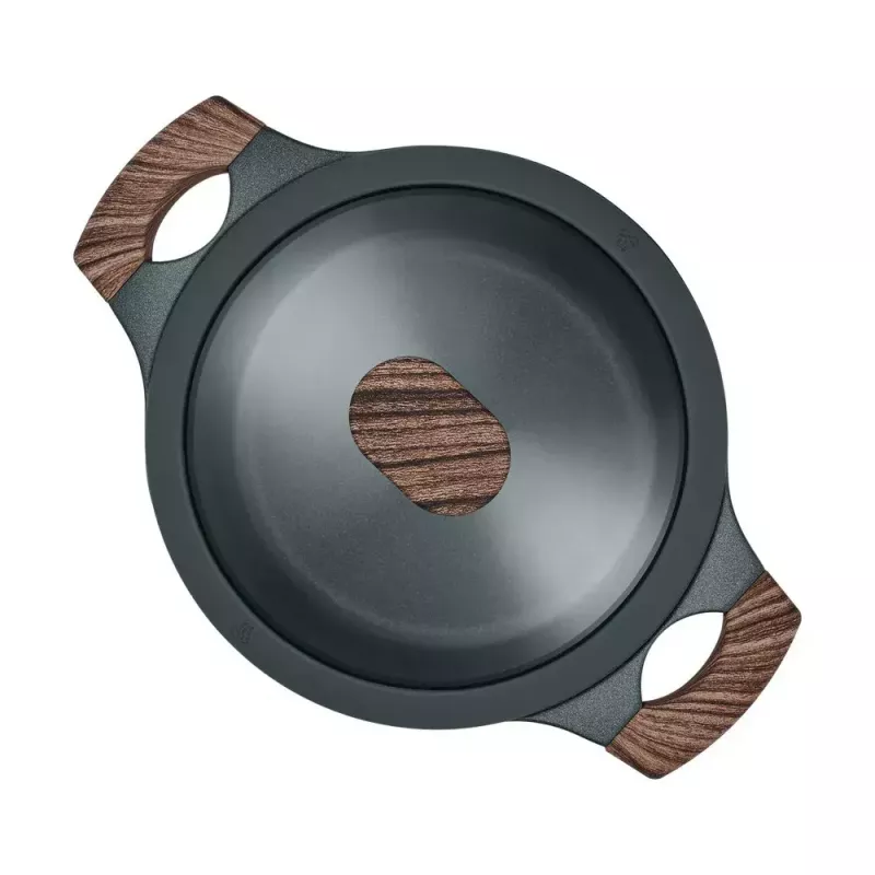 Resto Kitchenware Ran 2.4 L apaļa melna koka bļoda
