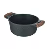 Resto Kitchenware Ran 2.4 L apaļa melna koka bļoda
