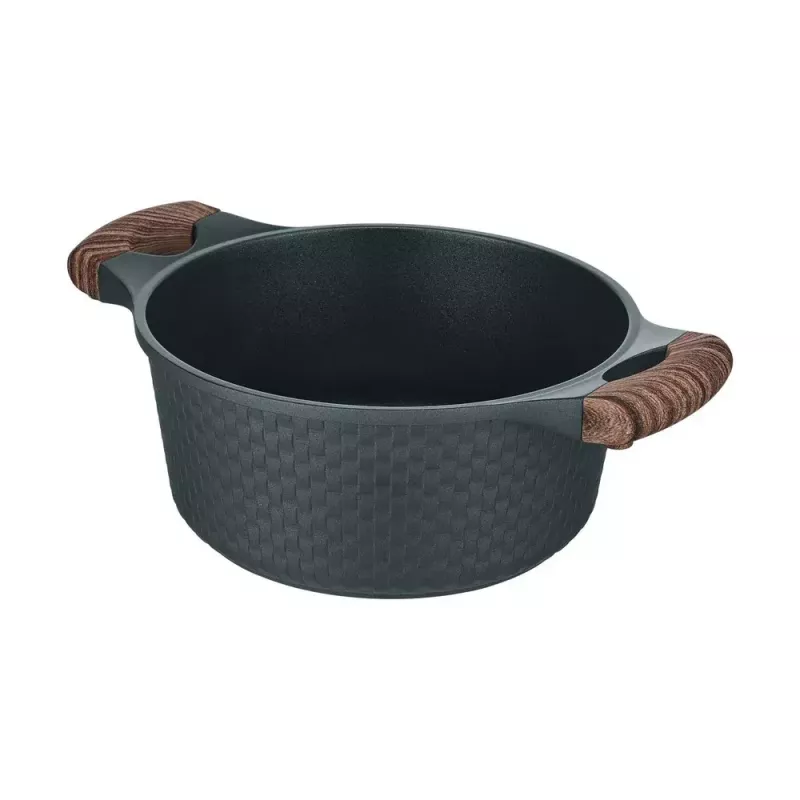 Resto Kitchenware Ran 2.4 L apaļa melna koka bļoda