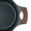 Resto Kitchenware Ran 2.4 L apaļa melna koka bļoda