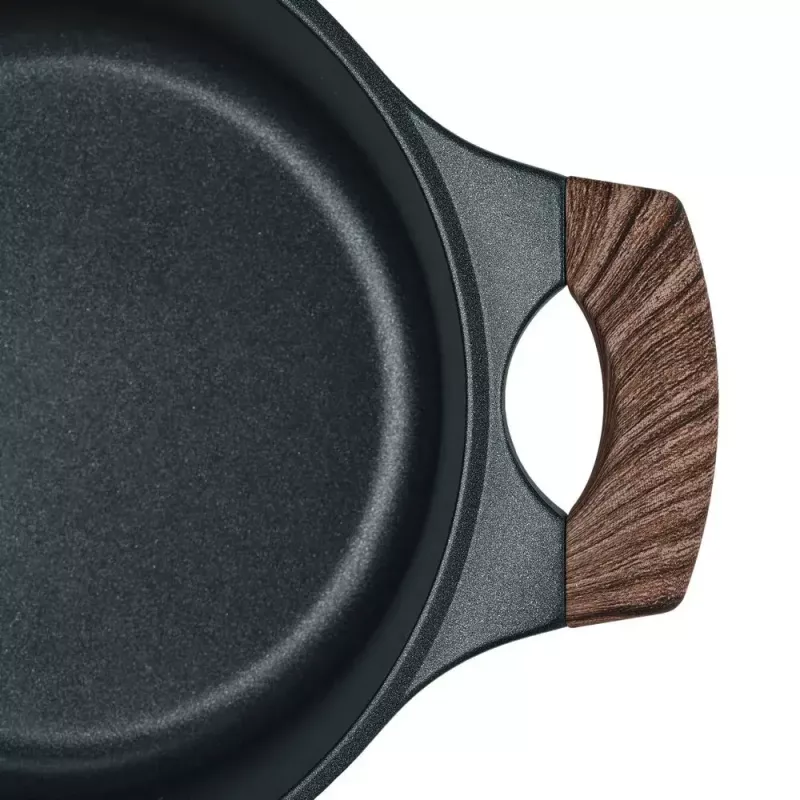 Resto Kitchenware Ran 2.4 L apaļa melna koka bļoda