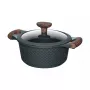 Resto Kitchenware Ran 2.4 L apaļa melna koka bļoda