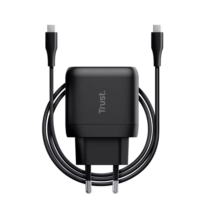 Maiņstrāvas lādētājs Trust Maxo 45W universāls melns 100-240V 20V USB-C